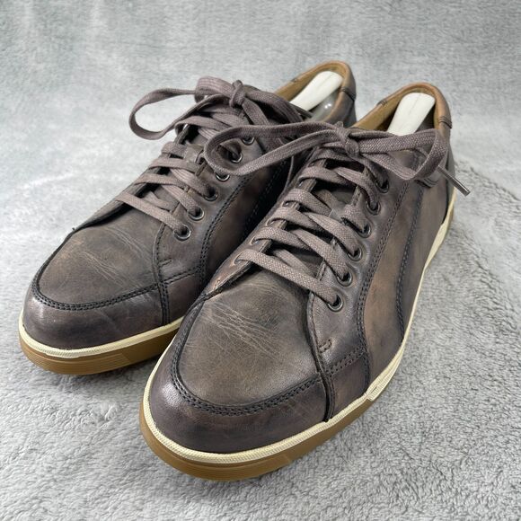 Cole Haan Vartan Sport Mens Sneakers US 8.5 M Gray Leather Casual Shoes C21802 - Picture 2 of 11